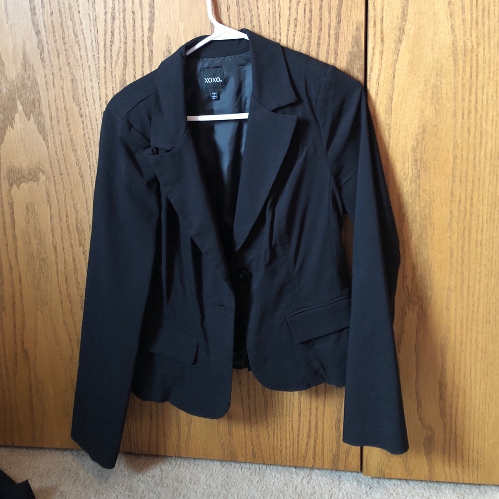 Black dress coat